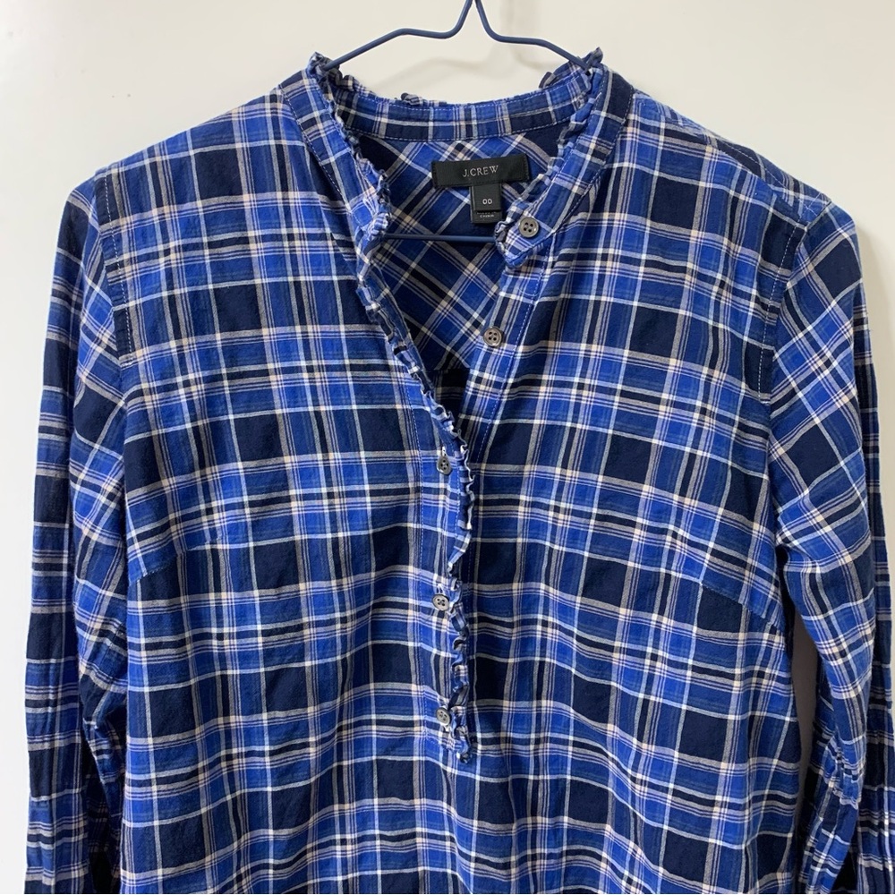 J. Crew Ruffle Popover Shirt - Picture 3 of 8